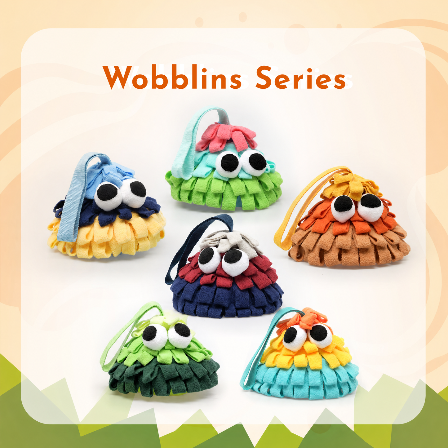 Wobblins Cute Snuffle Dog Toy