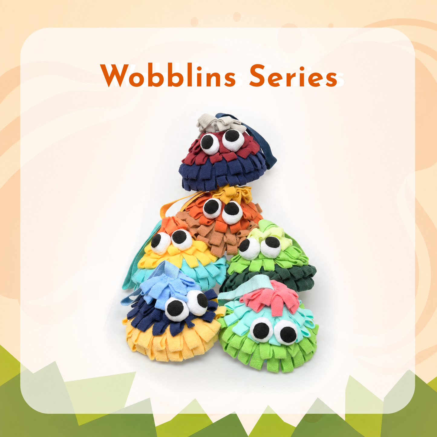 Wobblins Cute Snuffle Dog Toy
