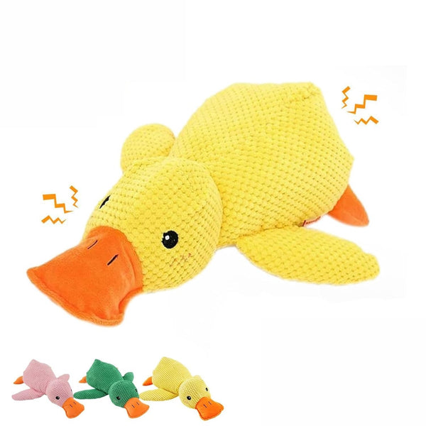 Interactive Squeaky Duck Chew Toy